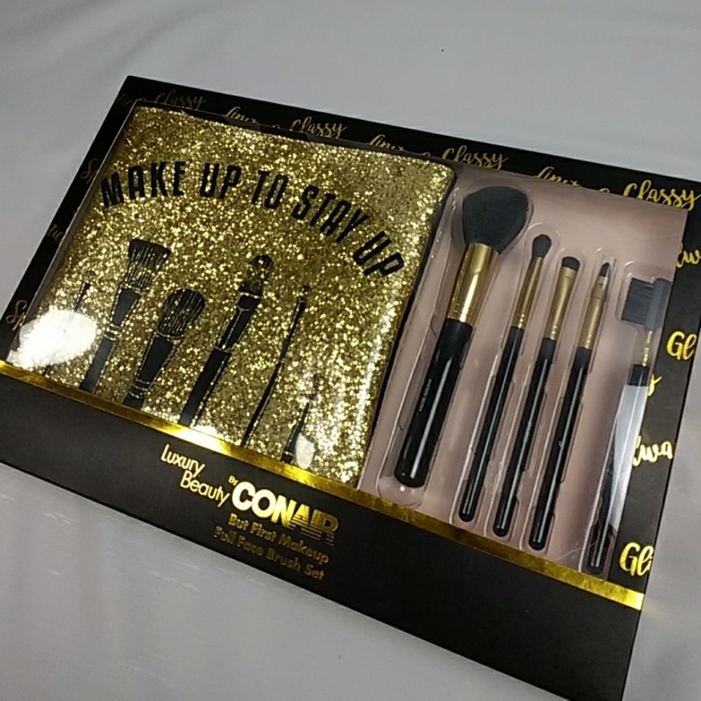 Makeup Brush Set and Bag
